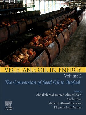 cover image of Vegetable Oil in Energy, Volume 2
